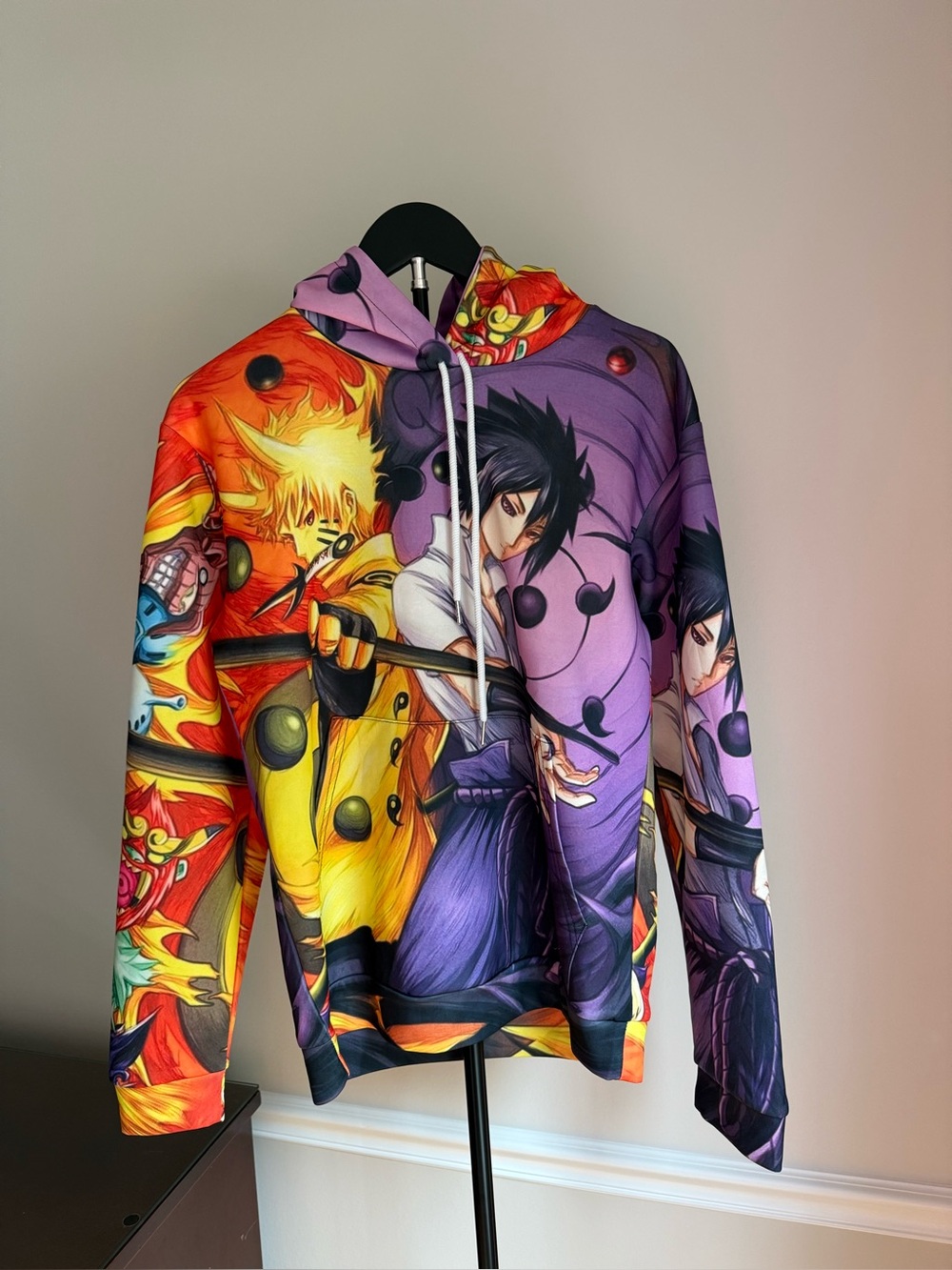 Naruto Shippuden And Sasuke Unisex Uzumaki Hoodie Anime